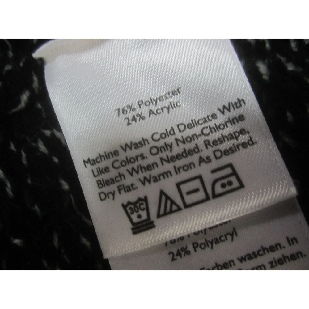 Eddie Bauer Sweater Womens Large Gray Open Front Knit Lounge Cardigan Pockets - Picture 5 of 9